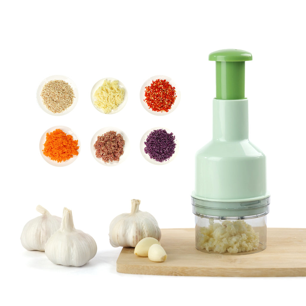 Push-Action Vegetable Chopper